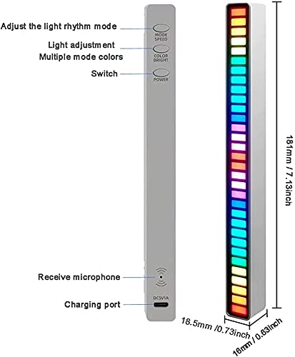 SOUND ACTIVATED RGB LIGHT BAR