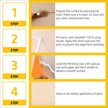 Sikawall 720 E Wall Crack Repair Paste